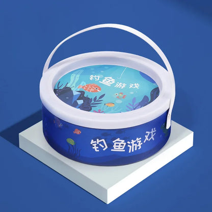 Montessori Wooden Fishing Game – Educational Marine Life Toy