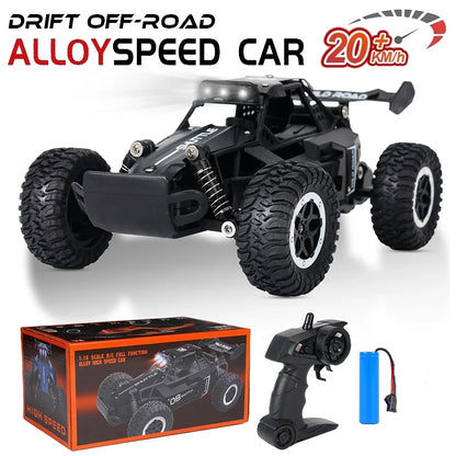 1:16 High-Speed Off-Road RC Car 2WD with LED Lights