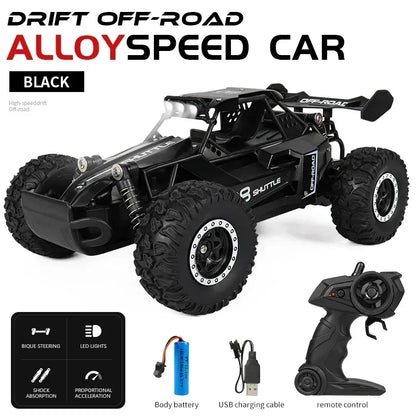1:16 High-Speed Off-Road RC Car 2WD with LED Lights