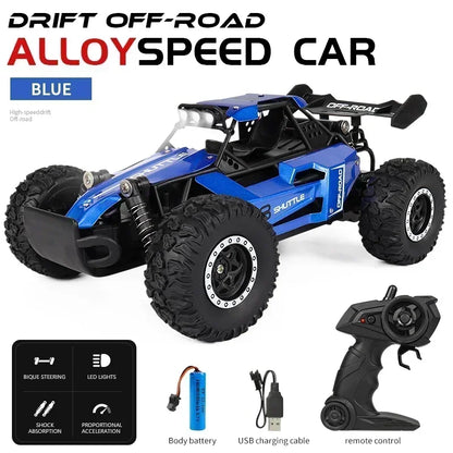 1:16 High-Speed Off-Road RC Car 2WD with LED Lights