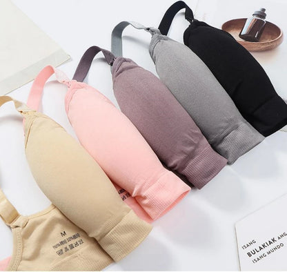 3pcs Seamless Maternity Nursing Bras – Comfort, Support & Easy Feeding